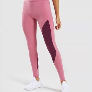 Women's Gymshark Pink and Purple Leggings